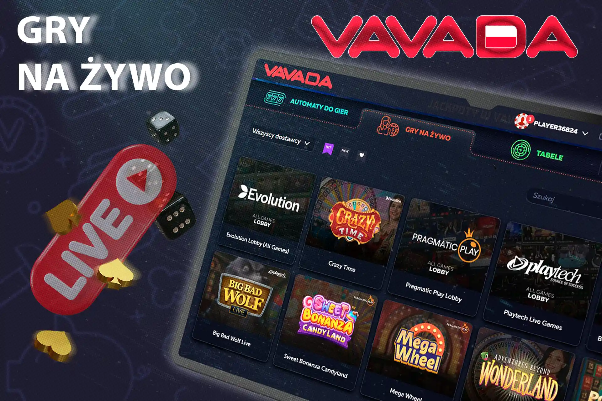 Tysiące najlepszych игри hazardowych czeka na Ciebie w naszym казиното na żywo