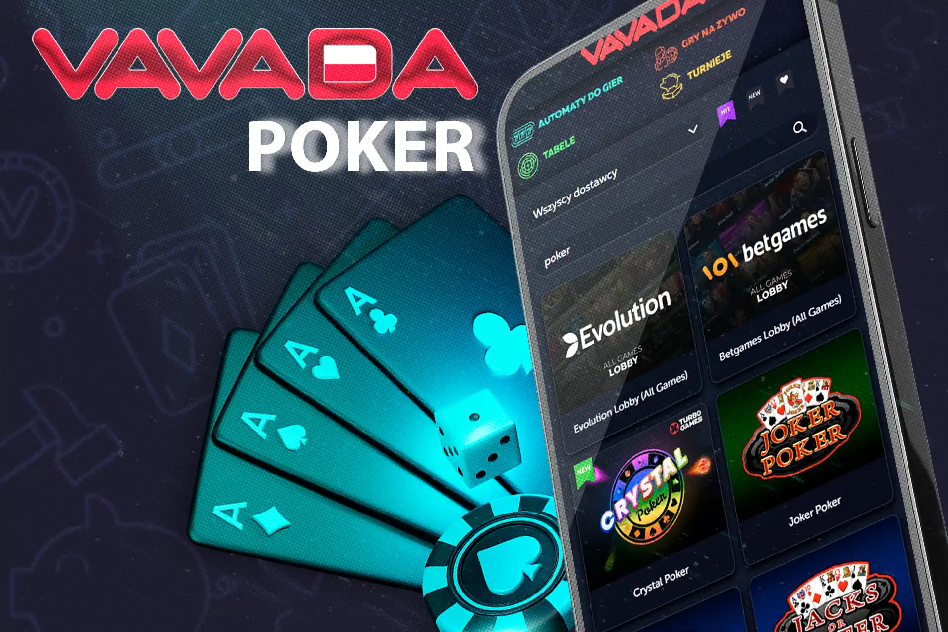 Zagraj w wiele rodzajów pokera w казиното Vavada